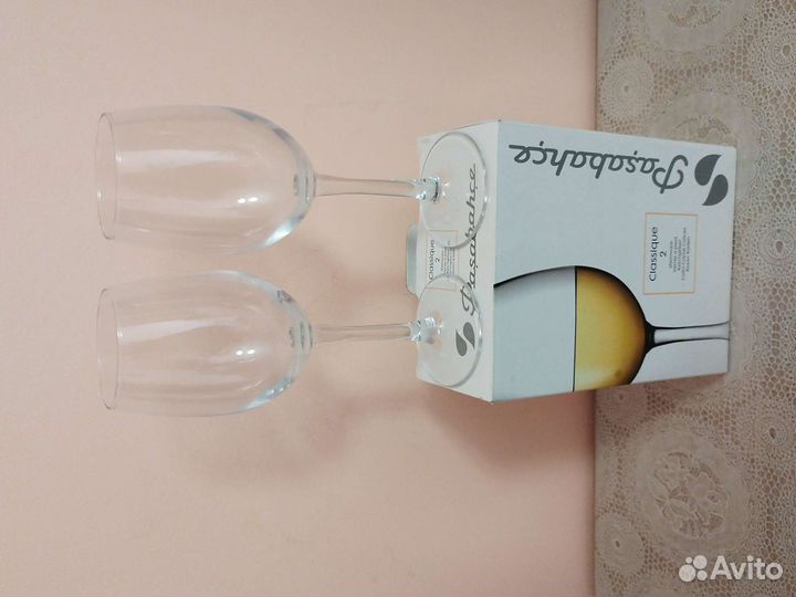 Бокалы для вина новые