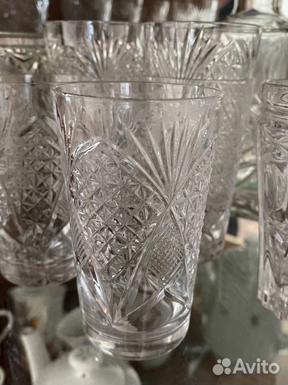 Хрустальные рюмки
