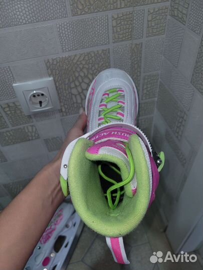 Коньки детские раздвижные 33 36