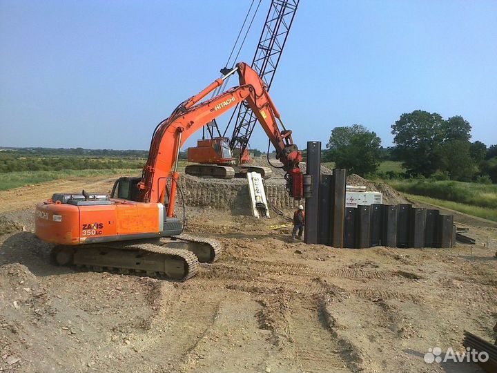 Погружение извлечение Шпунт Ларсена