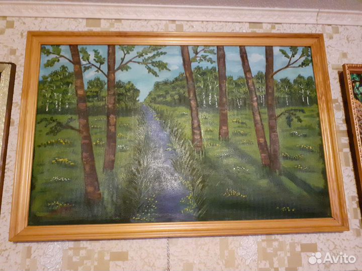 Картина маслом на холсте пейзаж