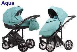 Коляска 2 в 1 эко кожа