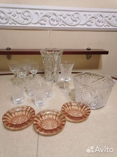 Хрустальная посуда СССР
