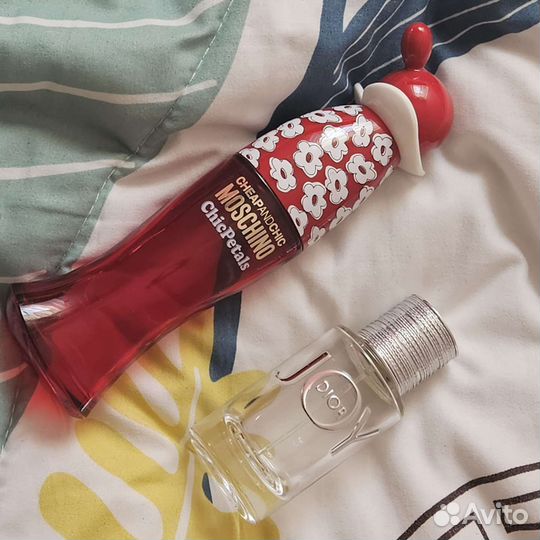 Пустые флаконы духов Dior Moschino