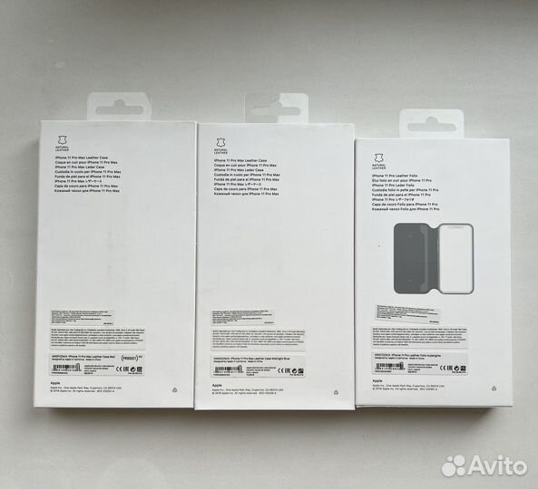 Apple Leather Case iPhone 11 pro / max Оригинал
