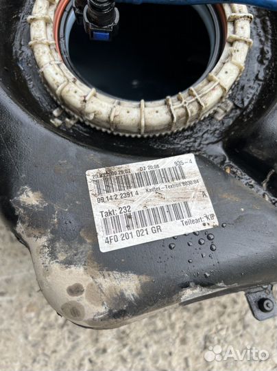 Бензобак audi a6 c6 2.0 tdi передний привод