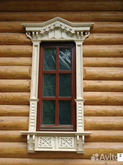 Резные деревянные наличники