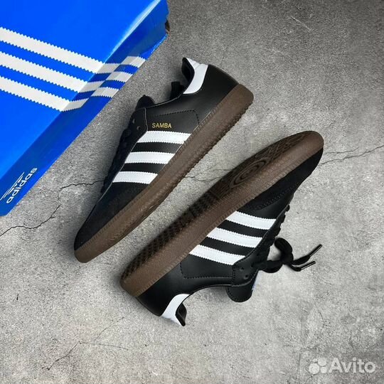 Adidas samba чёрные