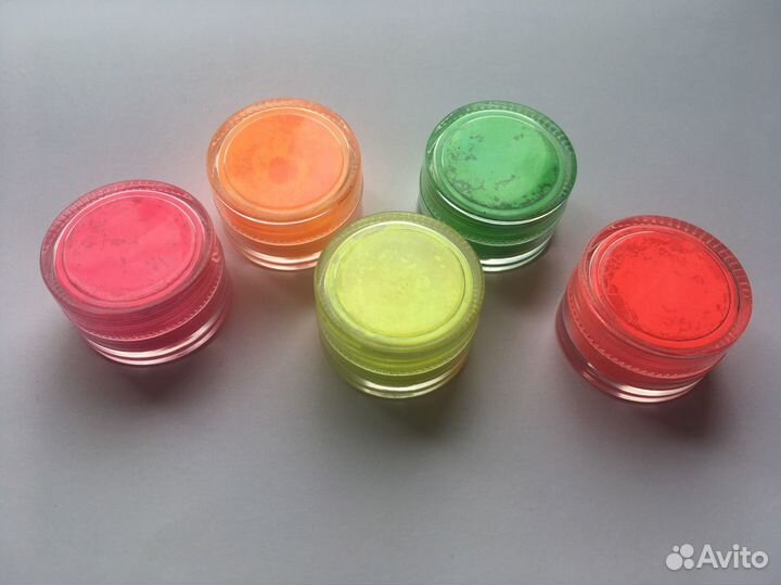 Пигменты неоновые новые набор