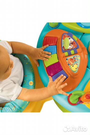 Bright Starts 360 Grey ходунки + столик