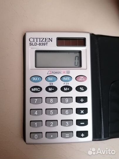 Калькулятор citizen sld-839t