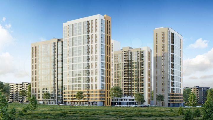 3-к. квартира, 60,8 м², 16/24 эт.