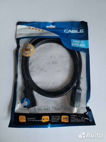 Кабель DisplayPort 1,5м 4k