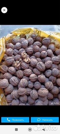 Грецкий орех в скорлупе