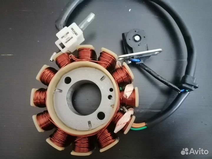 Генератор, статор и ротор на скутер