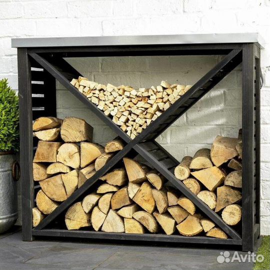 Дровник уличный