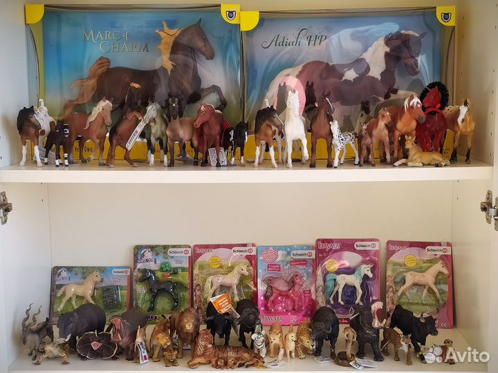 Фигурки животных новые(collecta schleich Safari )