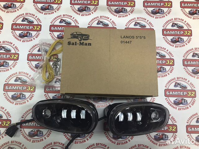 Диодные птф SAL-MAN Шевроле Ланос ближний дальний