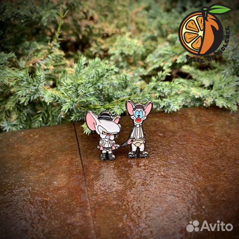 Значки Pinky and Brain CWO pin