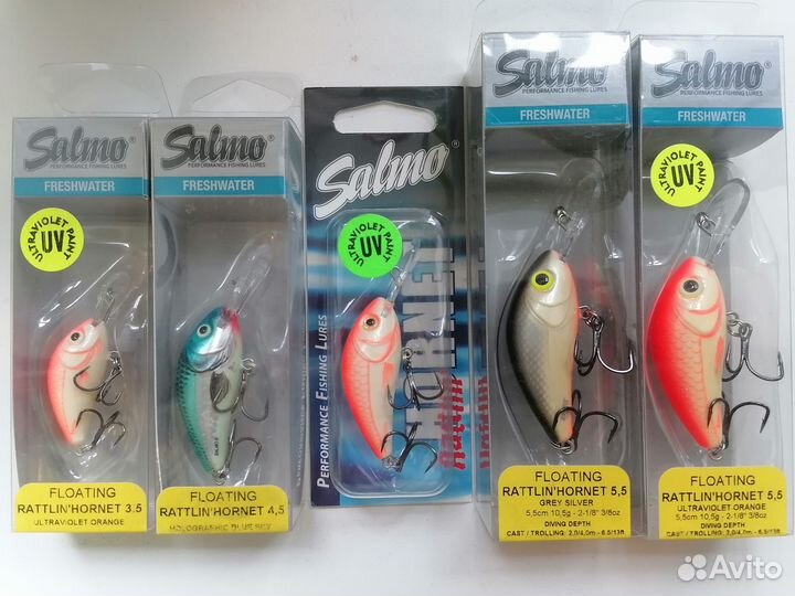 Salmo Hornet 5F, 5S, 5SDR, Rattlin 5,5 4,5 3,5