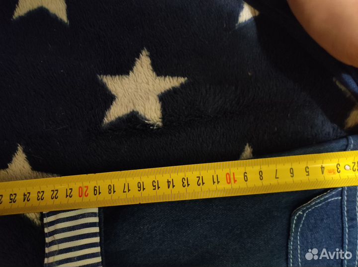 Полукомбинезон джинсовый 104