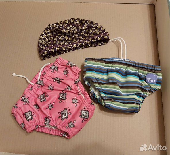 Трусики для плавания, шапочка