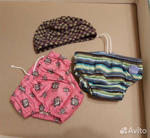 Трусики для плавания, шапочка