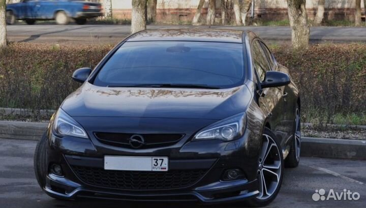 Накладка на передний бампер JMS opel astra J