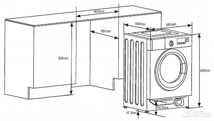 Стиральная машина Hansa whe1206bi