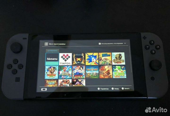 Прошитая Nintendo Switch/300 Игр/SD/Стекло