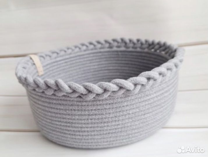 Корзинка интерьерная в скандинавском стиле