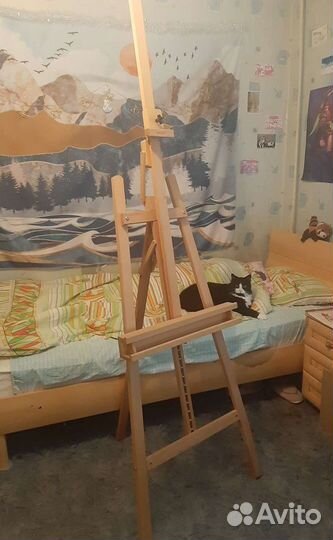 Мольберт SinoArt напольный деревянный