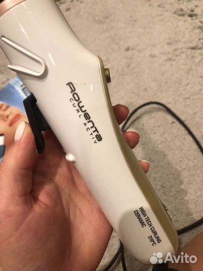 Плойка rowenta curl activ щипцы для завивки