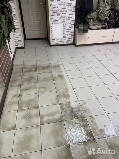 Клининг полов роторной машиной (полотером)