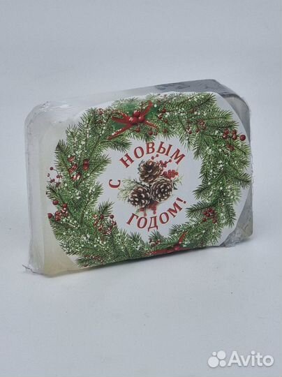 Мыло ручной работы Эгоист 100гр с новым годом
