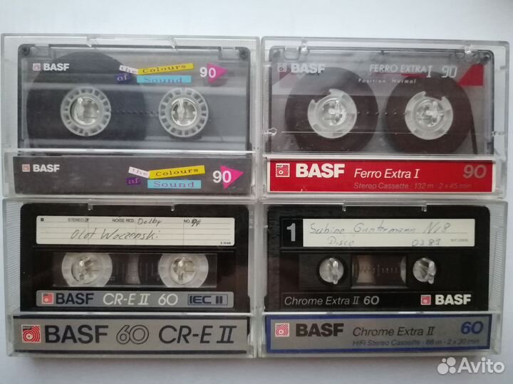Аудиокассета Basf набор (4 штуки)