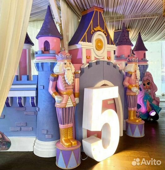 Аренда цифр с лампами