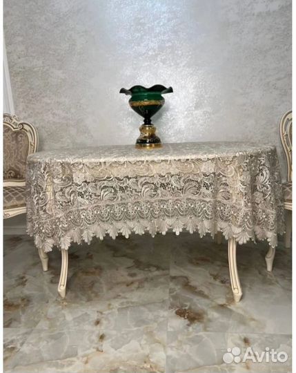 Скатерть ажурное кружевное плетение