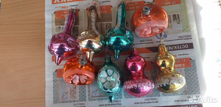 Елочные игрушки СССР