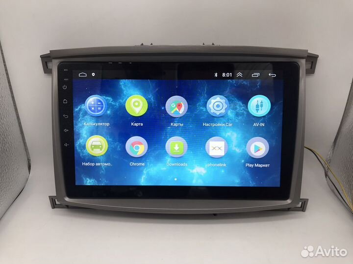 Магнитола Toyota Land Cruiser 100 Android 1+16