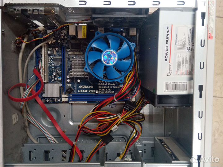 Материнская плата Asrock g41m-vs3 не рабочая
