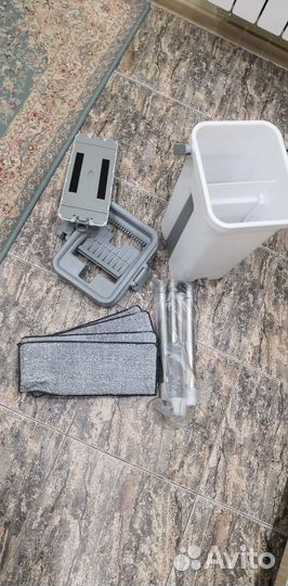 Набор для уборки, Швабра с ведром