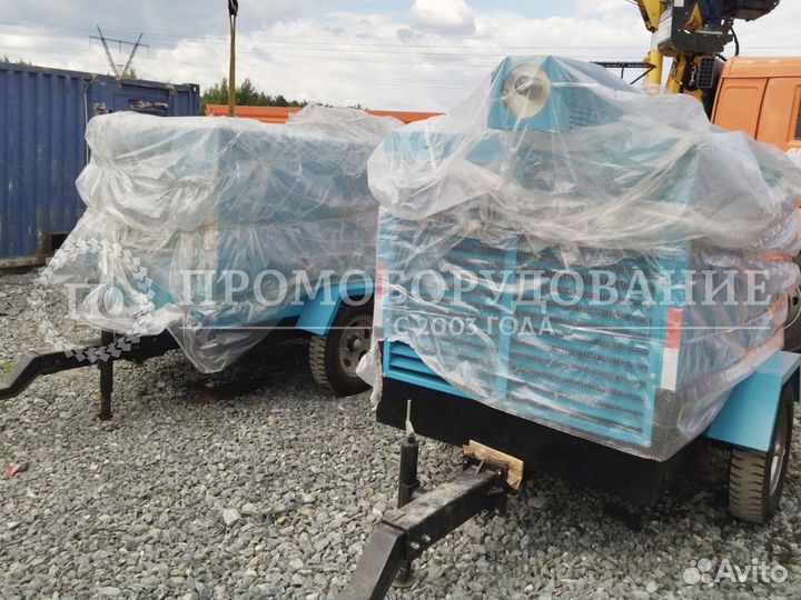 Винтовой компрессор 12 м3/мин на шасси