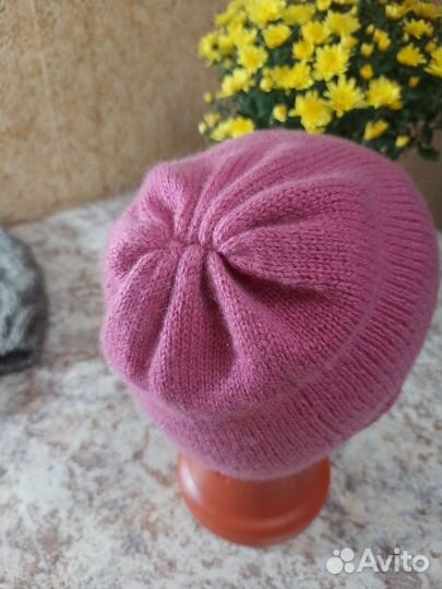 Шапка бини из кашемира