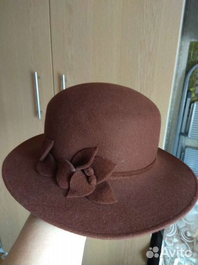 Шляпа фетровая женская из Чехии