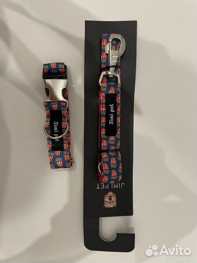 Ошейник и поводок для мелких пород