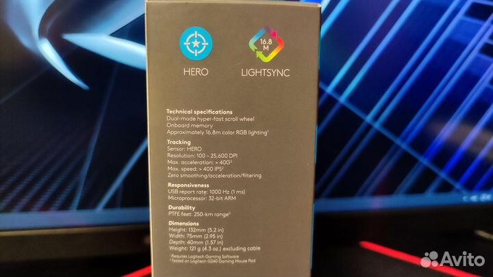 Мышь Logitech g502 hero оригинал