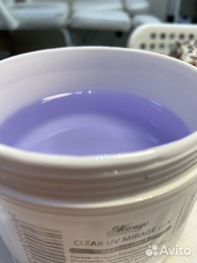 Гель для наращивания mirage lux clear uv