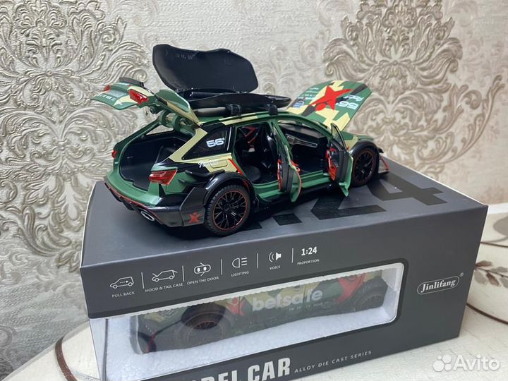 Машинка Ауди Рс 6 в Обвесе / В упаковке
