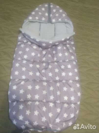 Зимний конверт в коляску